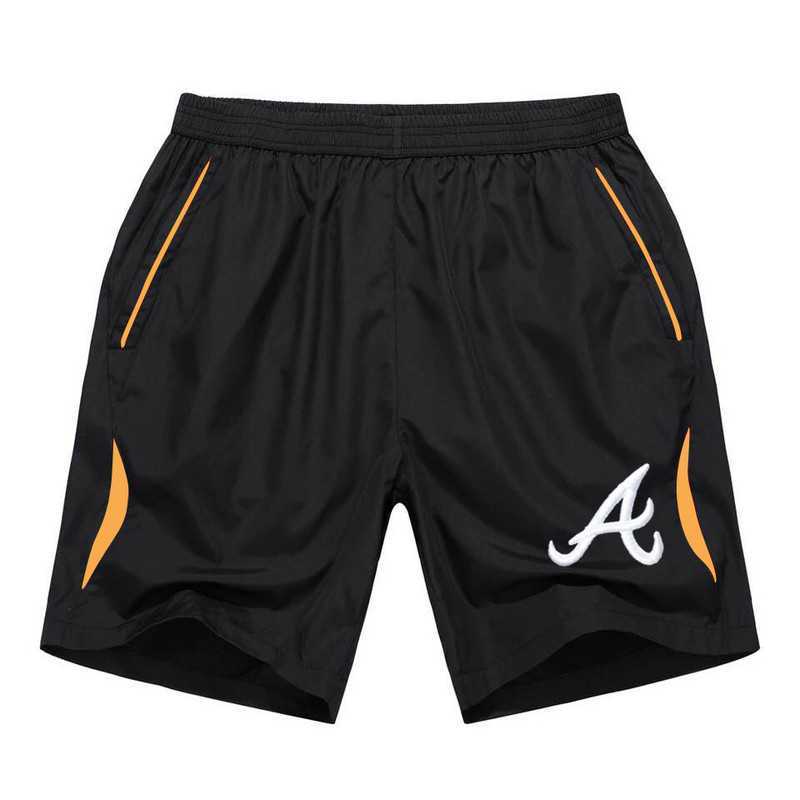 Men's Atlanta Braves Black Gold Stripe MLB Shorts,We sell and wholesale Men's Atlanta Braves Black Gold Stripe MLB Shorts on line form chian!
